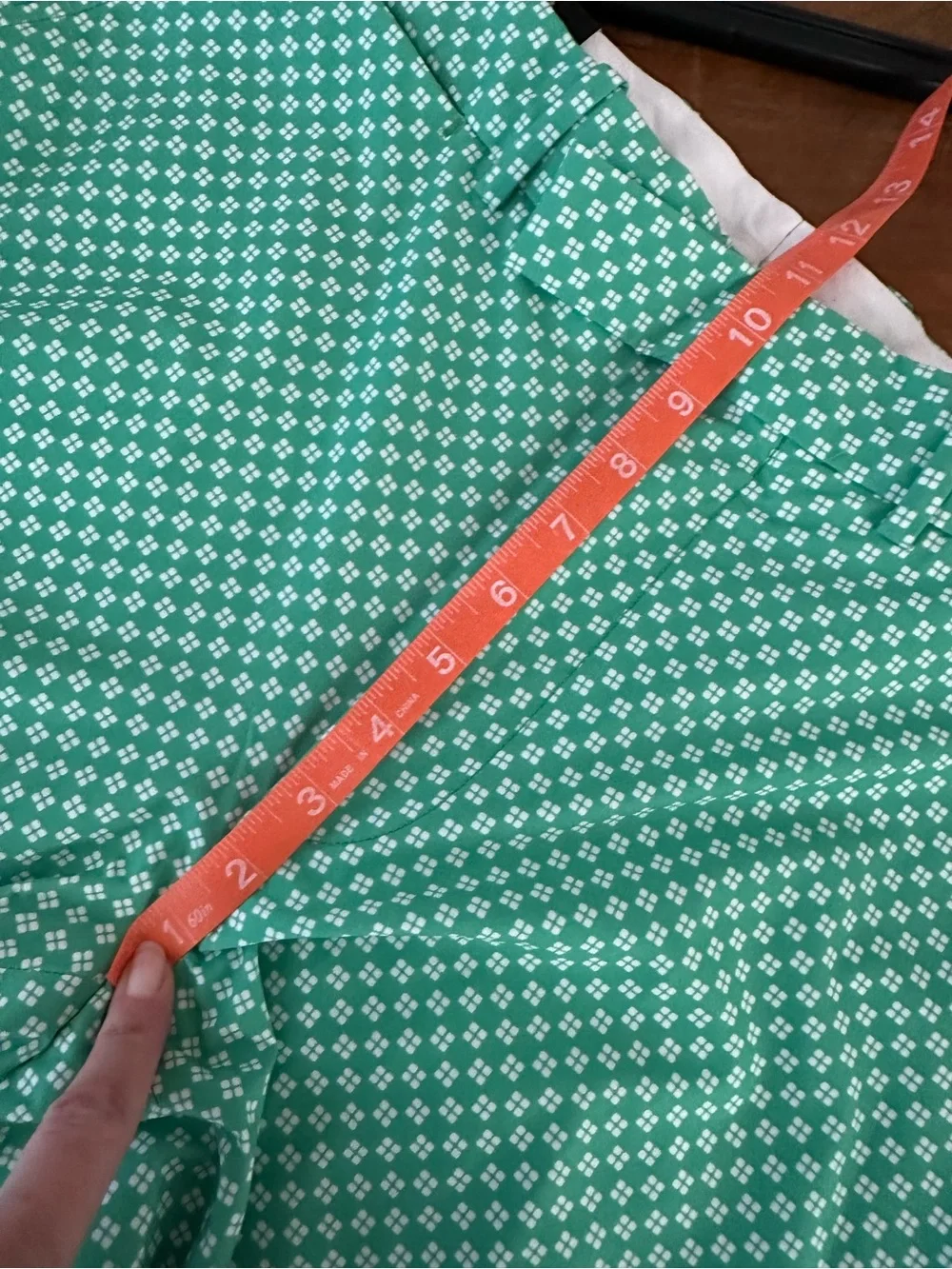 Ralph Lauren RLX Men's Green Micro-Pattern Tailores fit Golf Shorts 34‎ NWT